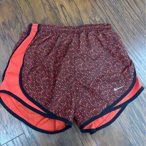 Nike Red and Black Dri-FIT Shorts